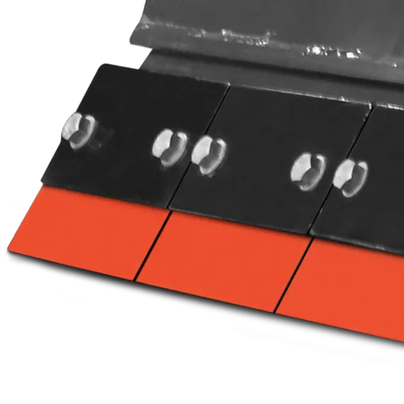 AMI REACTOR FLUID EDGE segmented blade snow push box